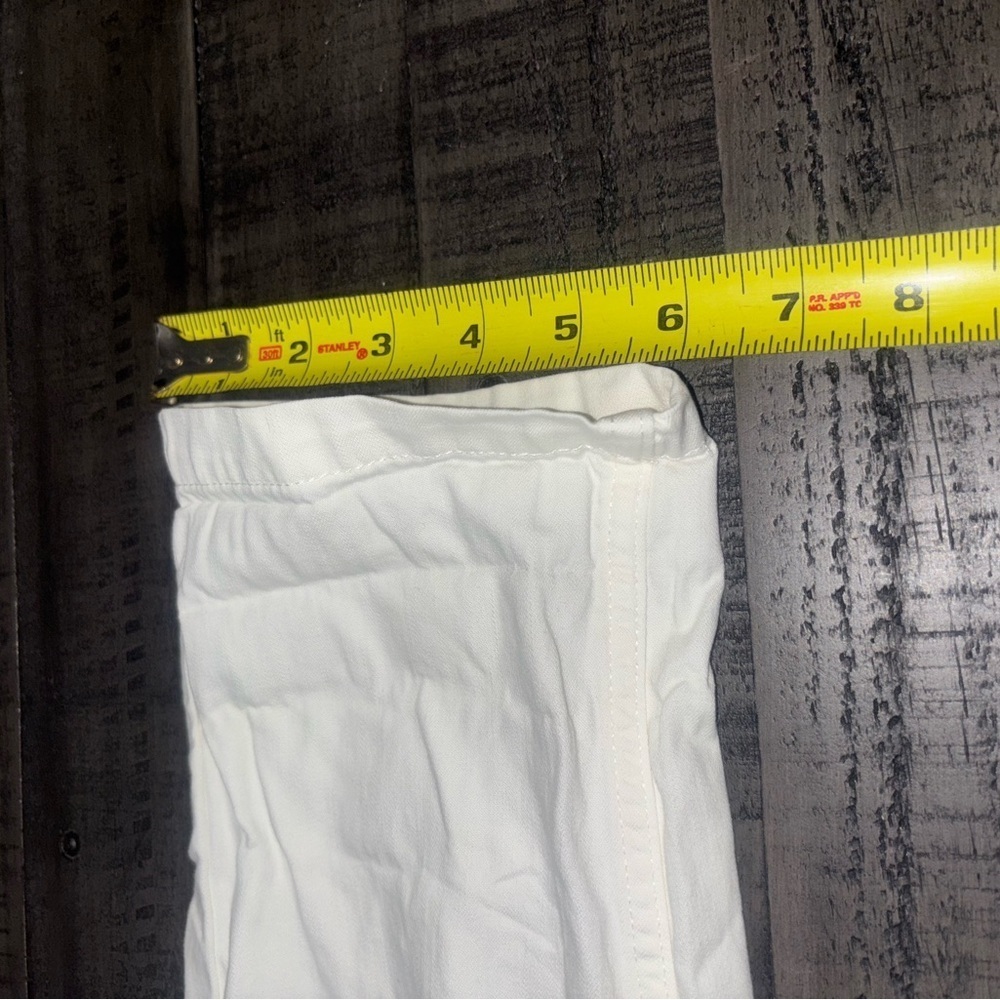 Aerie Beach Pants White linen Distressed - Picture 12 of 13